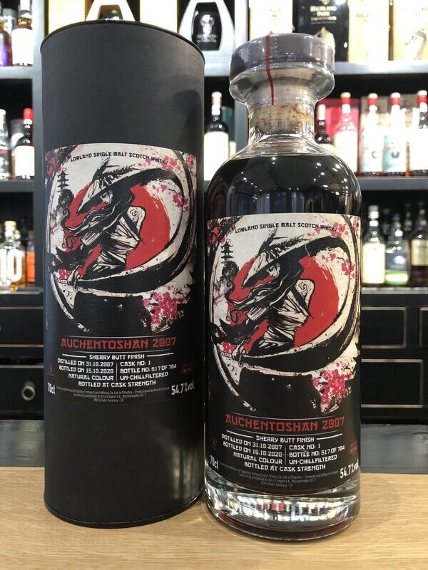 Auchentoshan 12 Jahre 2007 / 2020 Signatory Vintage Samurai Series