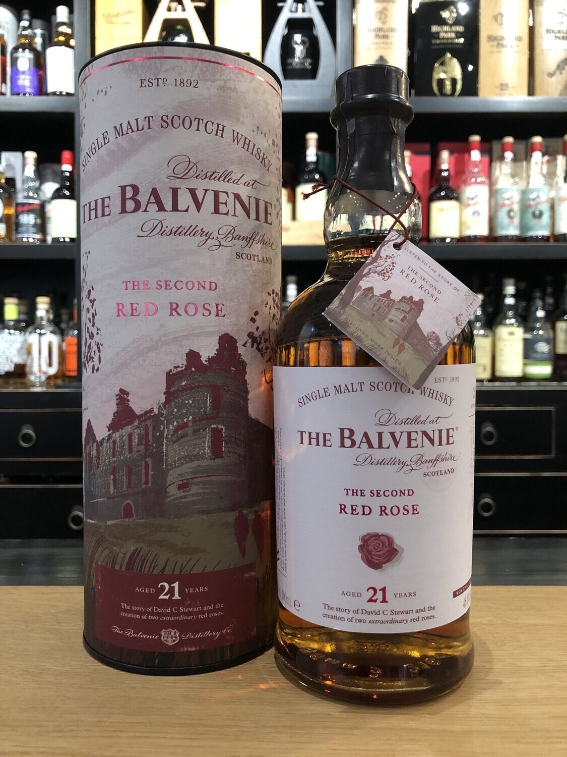 Balvenie 21 Jahre Red Rose mit 0,7l und 48,1%