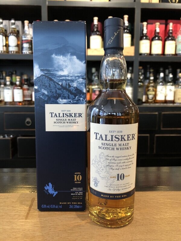 Talisker 10 Jahre mit 0,2 L und 45,8% Talisker 10 Jahre mit 0,2 L und 45,8%