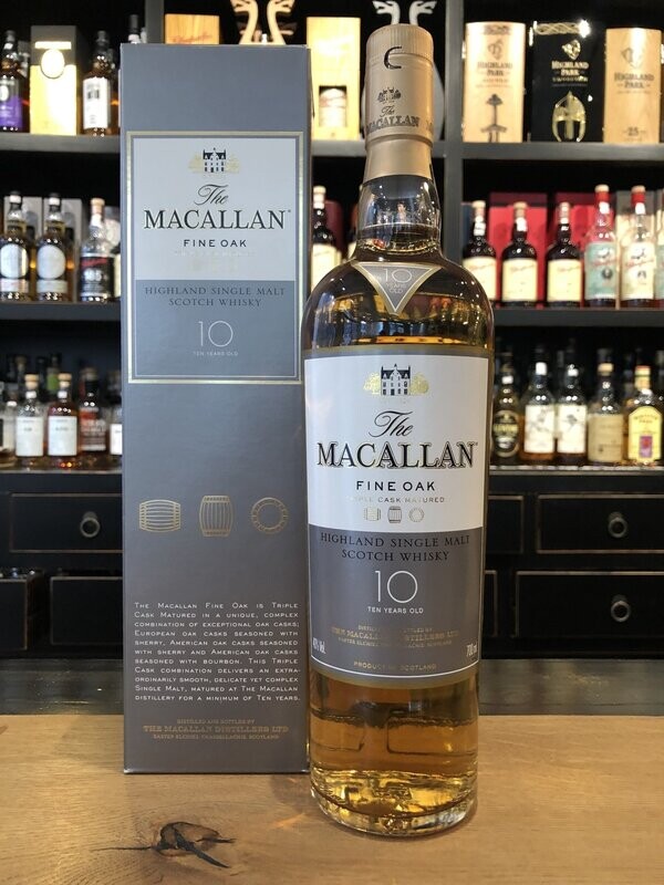 Macallan 10 Jahre Fine Oak mit 0,7l und 40% Macallan 10 Jahre Fine Oak mit 0,7l und 40%