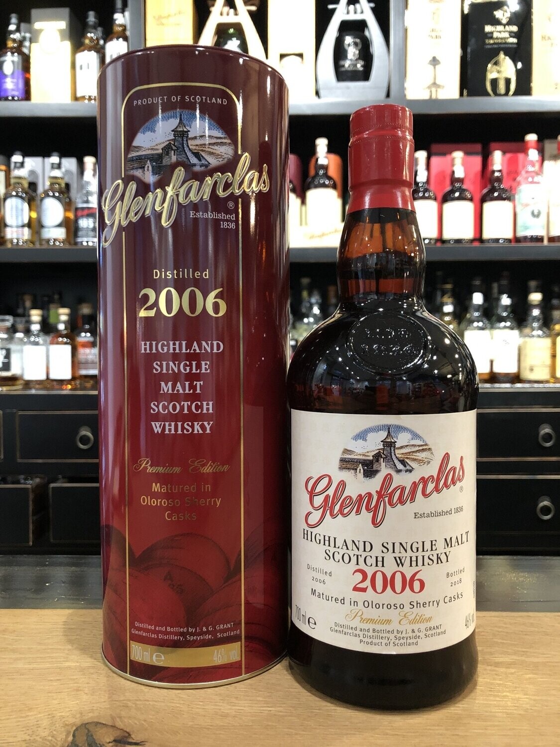 Glenfarclas 12 Jahre Vintage 2006 mit 0,7l und 46%