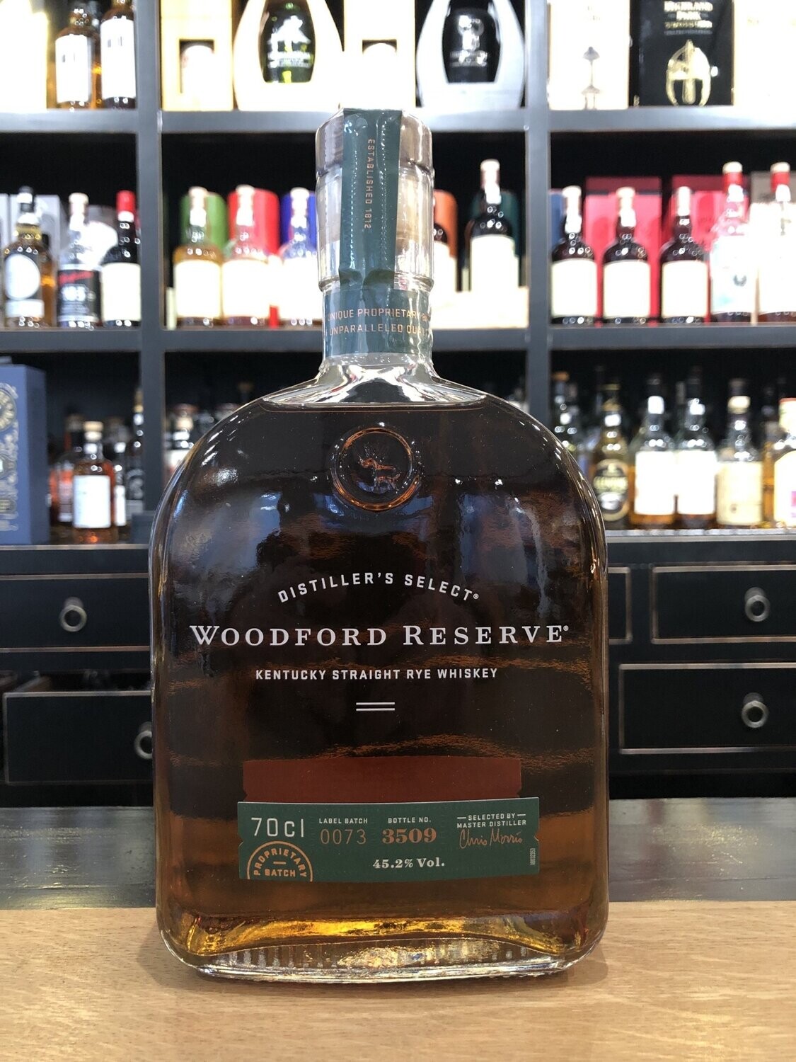 Woodford Reserve Rye mit 0,7L und 45,2%