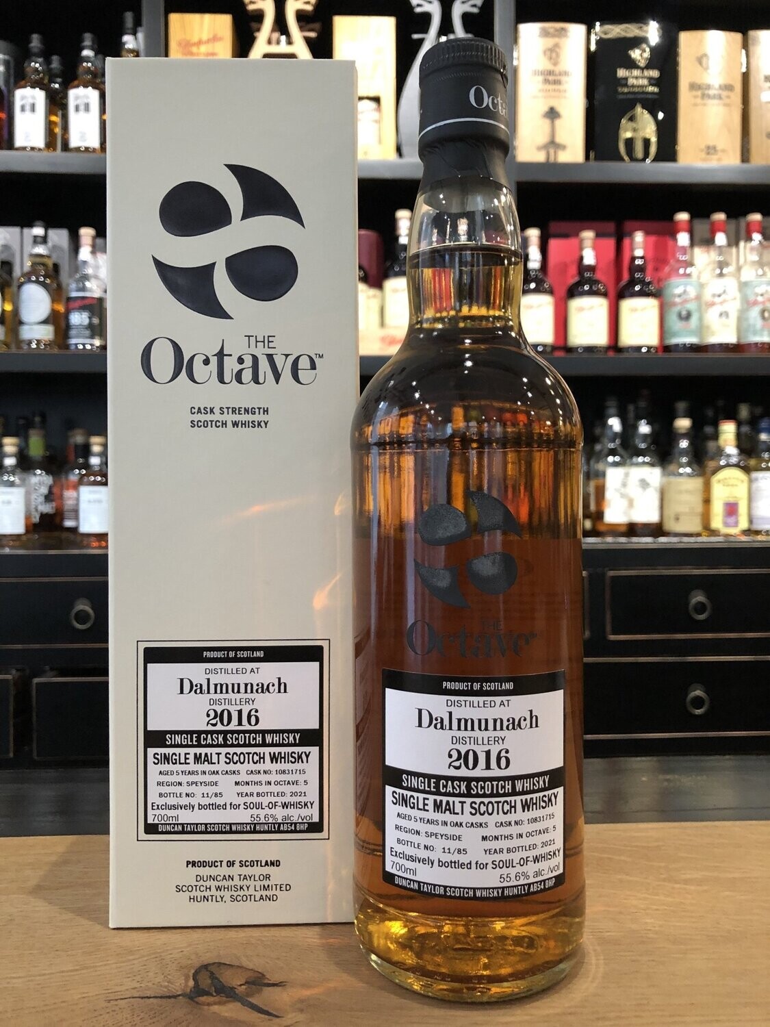 Dalmunach 5 Jahre Soul of Whisky mit 0,7L und 55,6% nur 85 Flaschen