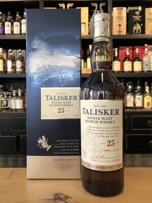 Talisker 25 Jahre alte Abfüllung von 2017 mit 0,7l und 45,8% Talisker 25 Jahre alte Abfüllung von 2017 mit 0,7l und 45,8%