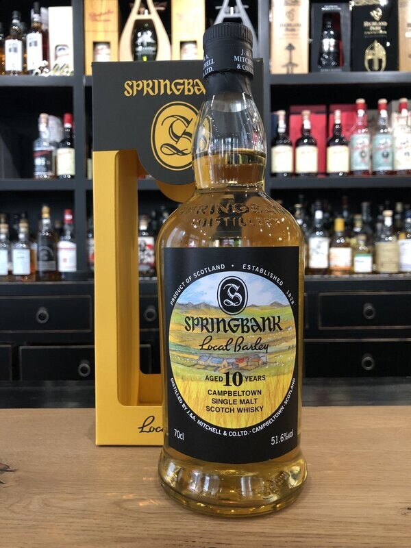 Springbank Local Barley 10 Jahre 2022 mit 0,7L und 51,6% Springbank Local Barley 10 Jahre 2022 mit 0,7L und 51,6%