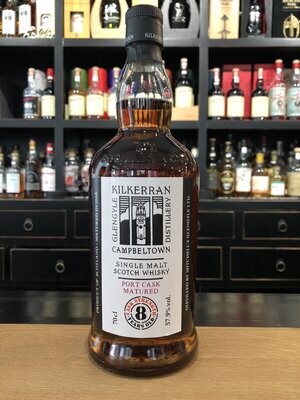 Kilkerran 8 Jahre Port Cask Abfüllung 14.02.2022 mit 0,7L und 57,9% Kilkerran 8 Jahre Port Cask Abfüllung 14.02.2022 mit 0,7L und 57,9%