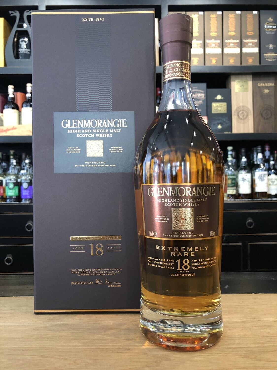 Glenmorangie Extremely Rare 18 Jahre mit 0,7l und 43%