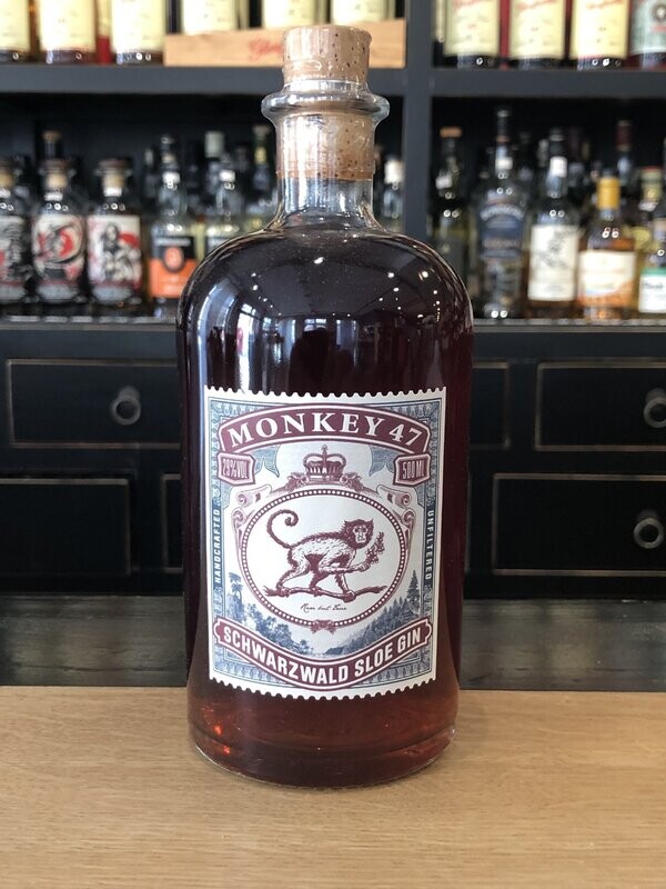 Monkey 47 Sloe Gin mit 0,5l und 29%