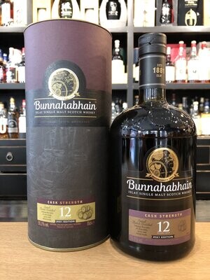 Bunnahabhain 12 Jahre Cask Strength Edition 2021 mit 0,7 L und 55,1% Bunnahabhain 12 Jahre Cask Strength Edition 2021 mit 0,7 L und 55,1%