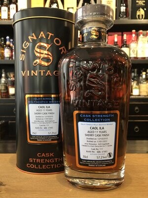 Caol Ila 11 Jahre Signatory 2010/2022 mit 0,7L und 57,2% Caol Ila 11 Jahre Signatory 2010/2022 mit 0,7L und 57,2%