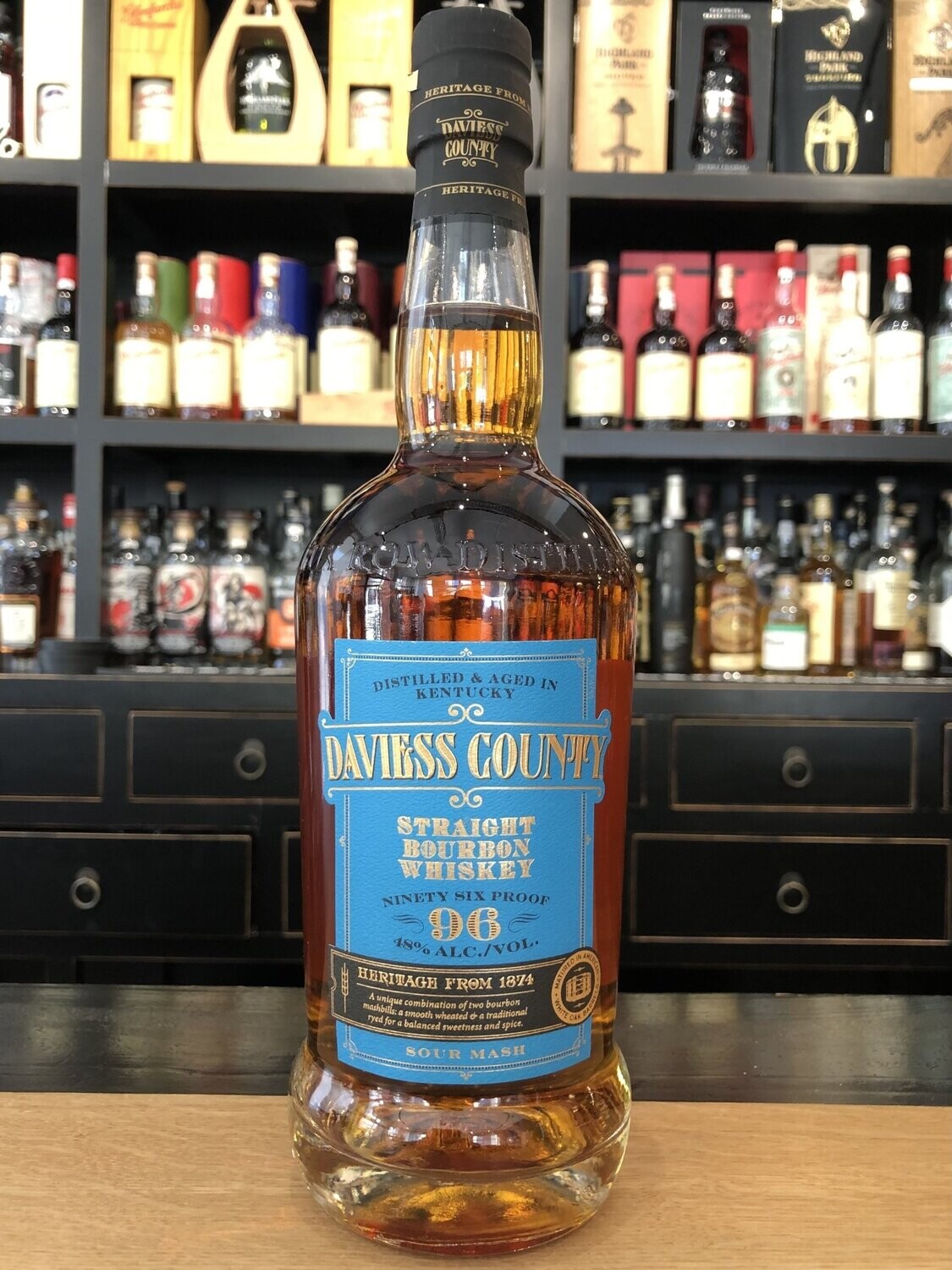 Daviess County Kentucky Straight Bourbon mit 0,7L und 48%