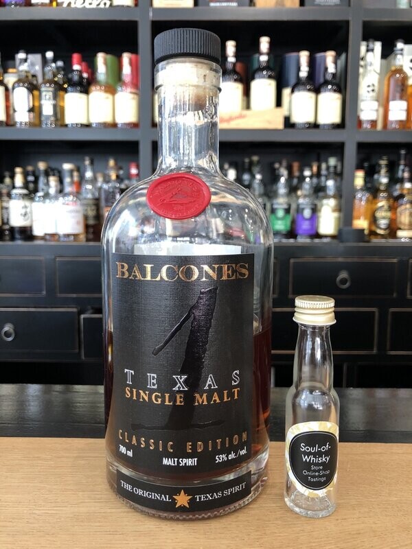 Balcones Texas Single Malt Sample mit 2cl und 53% Balcones Texas Single Malt Sample mit 2cl und 53%