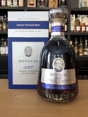 Botucal Single Vintage Rum 2005 mit 0,7L und 43%
