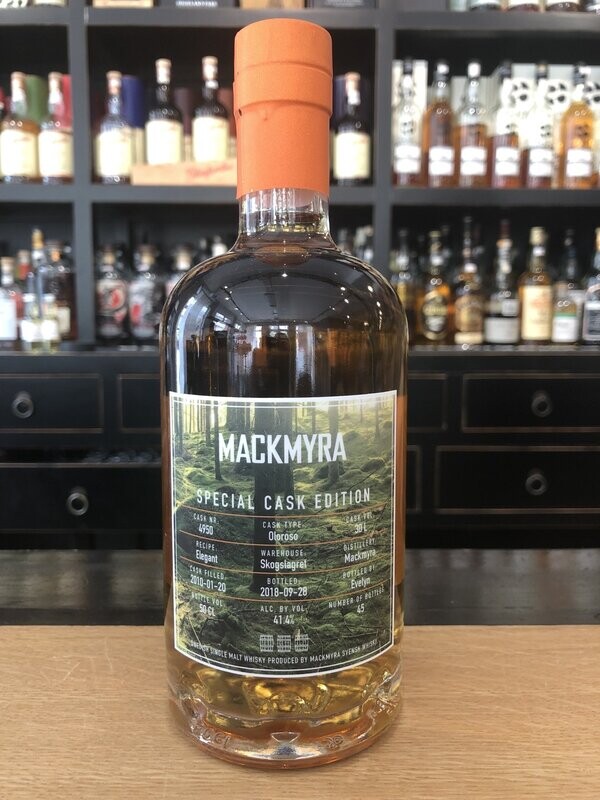 Mackmyra Special Cask #4950 Whisky mit 0,5l und 41,4% Mackmyra Special Cask #4950 Whisky mit 0,5l und 41,4%