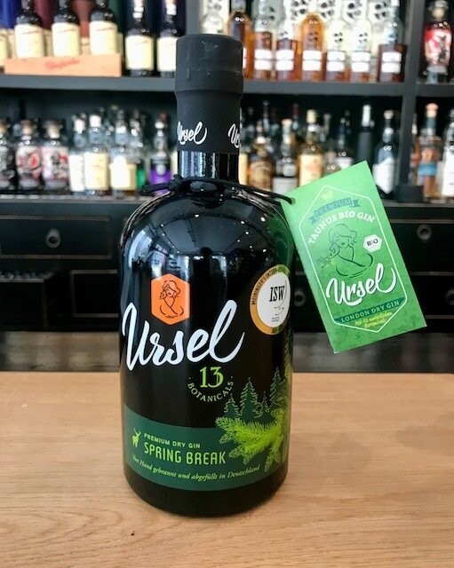 Taunus (Hessen) Bio Ursel London Dry Gin mit 0,5L und 43% Taunus (Hessen) Bio Ursel London Dry Gin mit 0,5L und 43%