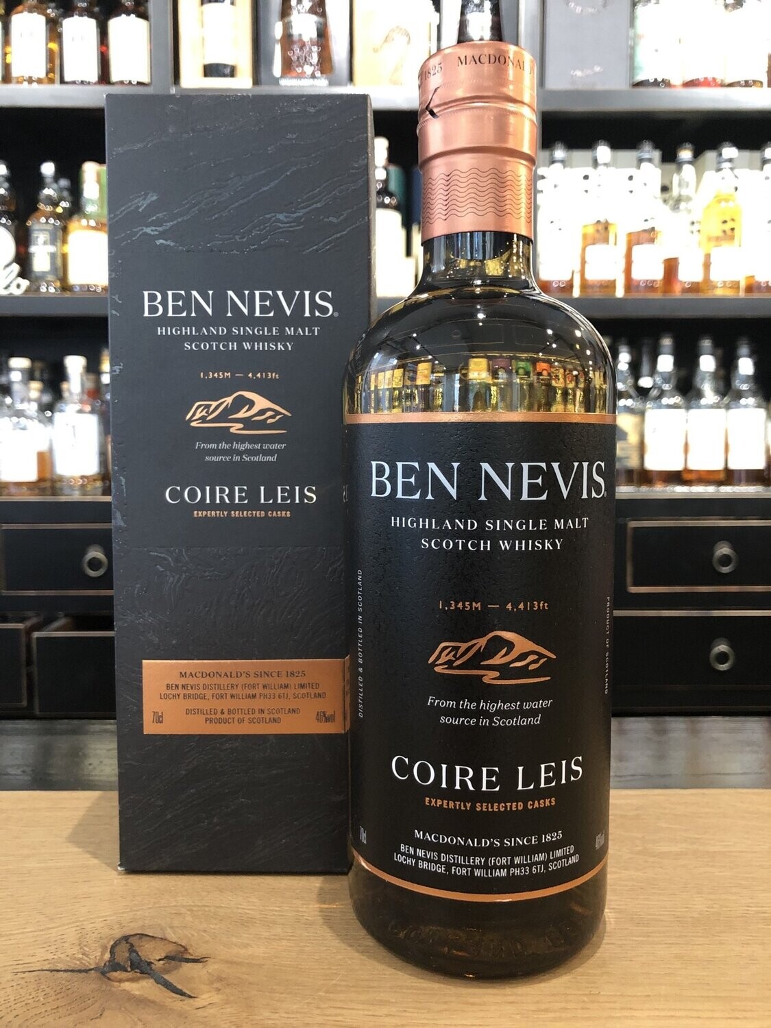 Ben Nevis Coire Leis mit 0,7l und 46%