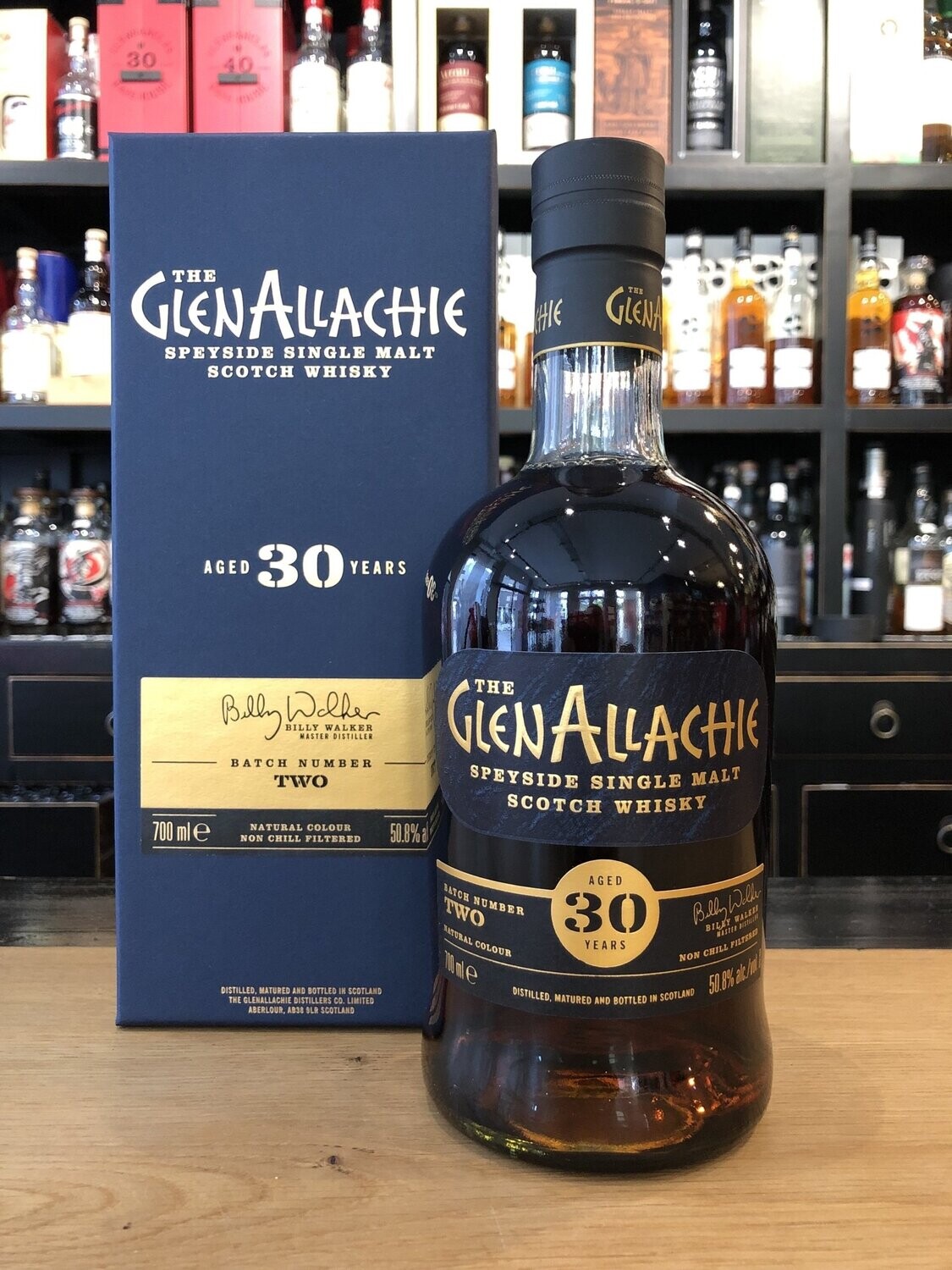 GlenAllachie 30 Jahre Cask Strength Batch Number Two mit 0,7l und 50,8%