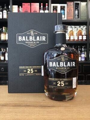 Balblair 25 Jahre mit 0,7L und 46% Balblair 25 Jahre mit 0,7L und 46%