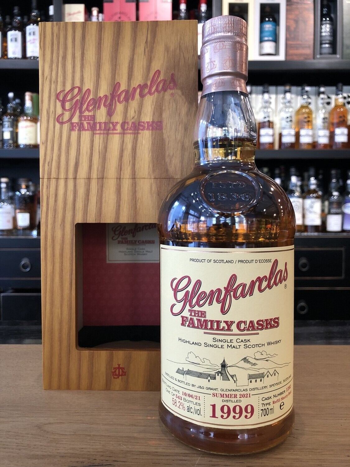 Glenfarclas 22 Jahre 1999/2021 Family Cask Release Summer