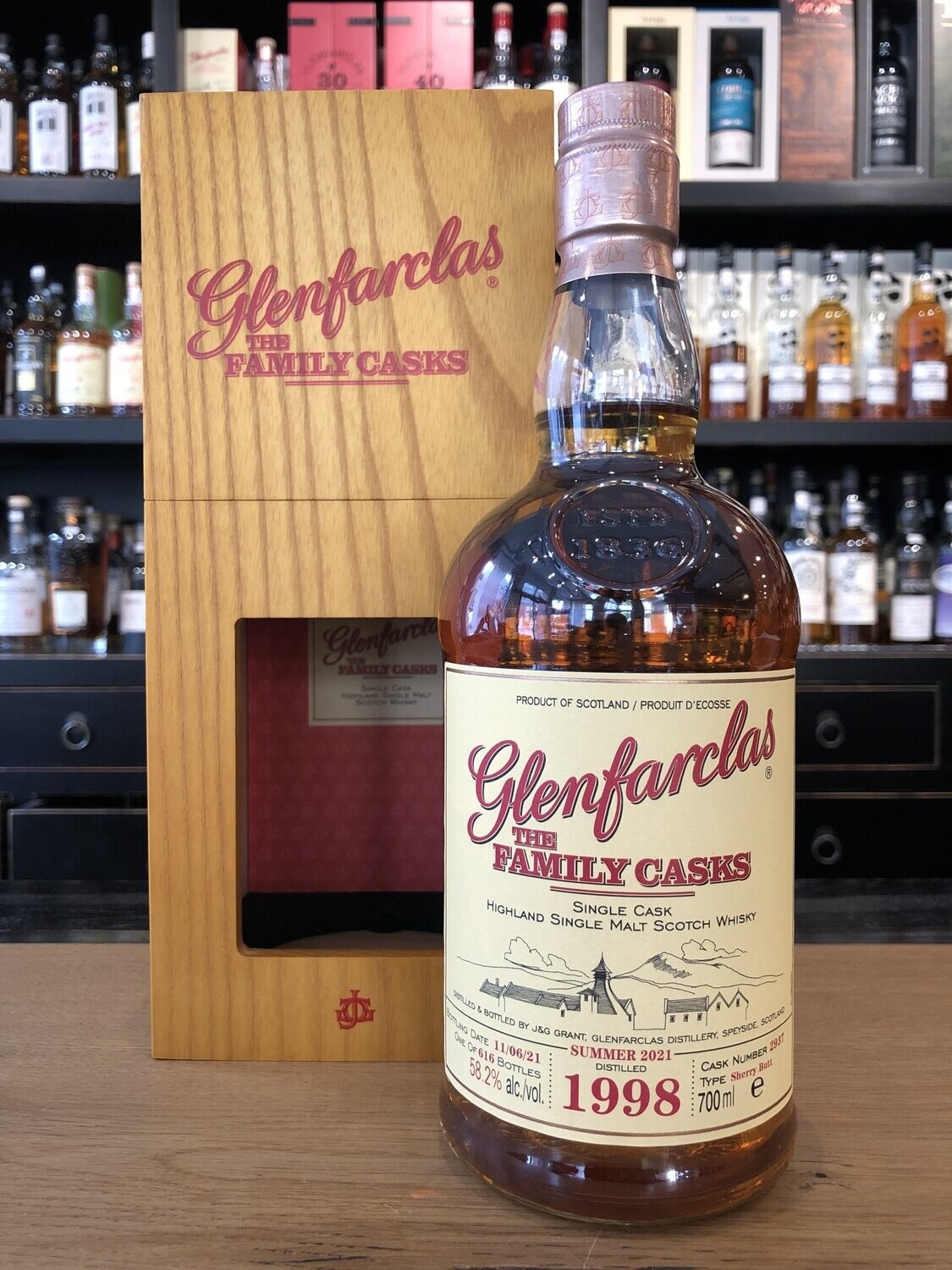 Glenfarclas 23 Jahre 1998/2021 Family Cask Release Summer