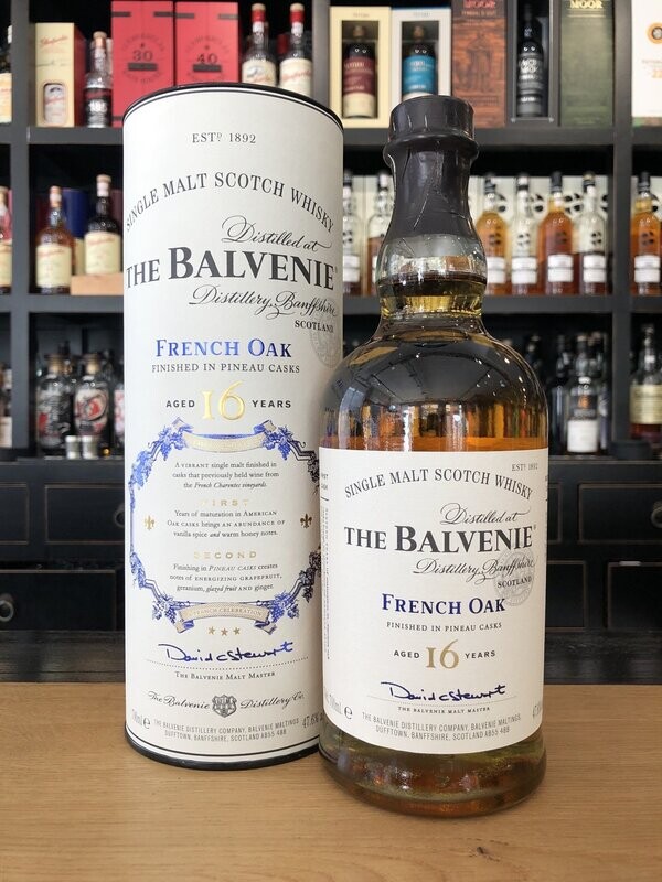 Balvenie 16 Jahre French Oak mit 0,7l und 47,6%