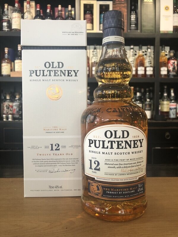 Old Pulteney 12 Jahre mit 0,7l und 40% Old Pulteney 12 Jahre mit 0,7l und 40%