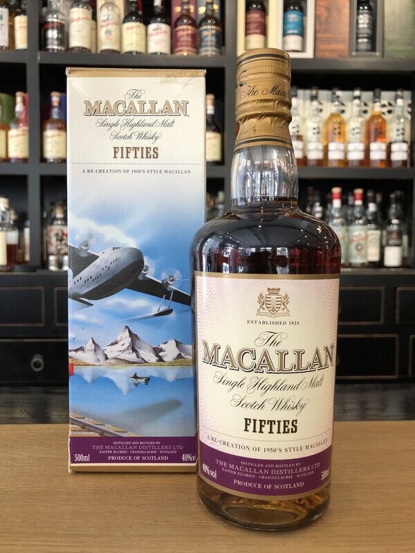 Macallan Alte Travel Series Fifties 1950 mit 0,5l und 40% Macallan Alte Travel Series Fifties 1950 mit 0,5l und 40%
