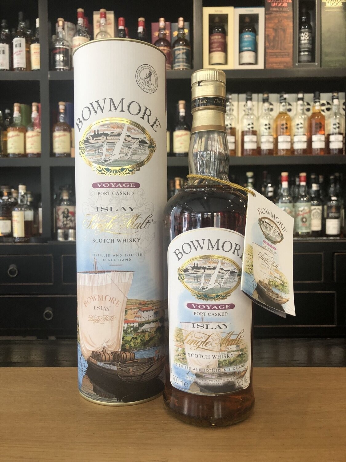 Bowmore Voyage Port Cask alte Abfüllung mit 0,7l und 56%