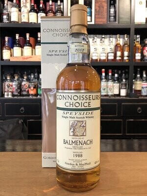 Balmenach 14 Jahre 1988/2002 G&M mit 0,7l und 40% Balmenach 14 Jahre 1988/2002 G&M mit 0,7l und 40%
