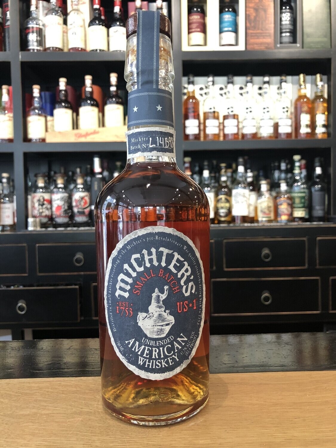 Michter's 1753 American Whiskey Small Batch von 2014 mit 0,7 L und 41,7%
