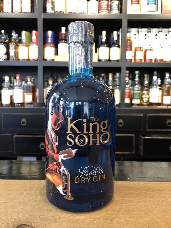 King of Soho London Dry Gin mit 0,7L und 42% King of Soho London Dry Gin mit 0,7L und 42%