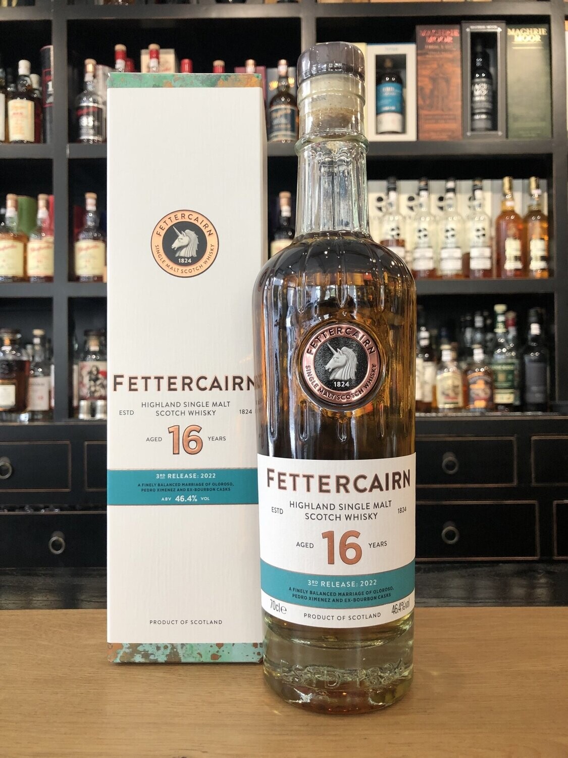 Fettercairn 16 Jahre 3rd Release 2022 mit 0,7l und 46,4%