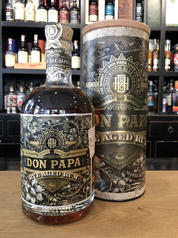 Don Papa Rye Aged Rum mit 0,7l und 45% Don Papa Rye Aged Rum mit 0,7l und 45%