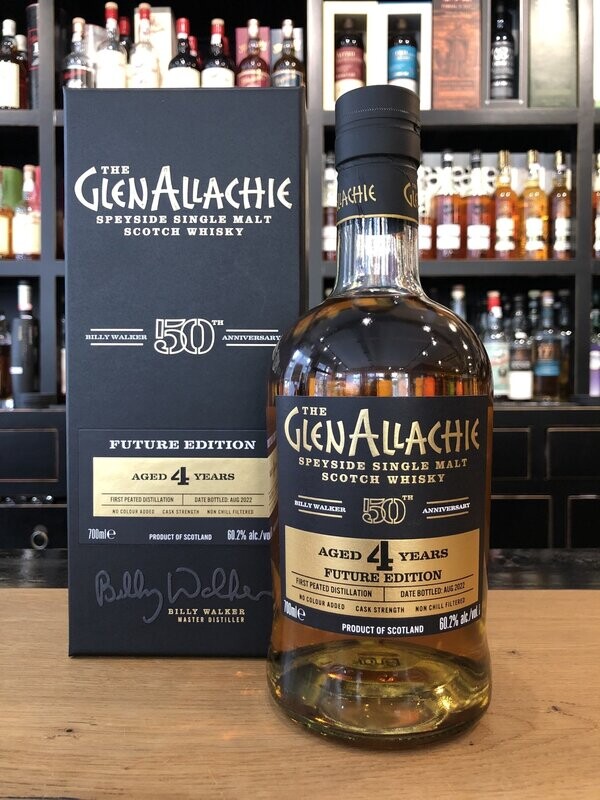 Glenallachie 4 Jahre Future Edition 50th Anniversary Billy Walker mit 0,7l und 60,2% Glenallachie 4 Jahre Future Edition 50th Anniversary Billy Walker mit 0,7l und 60,2%