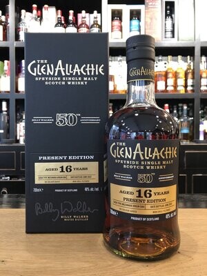 Glenallachie 16 Jahre Present Edition Billy Walker mit 0,7l und 48% Glenallachie 16 Jahre Present Edition Billy Walker mit 0,7l und 48%