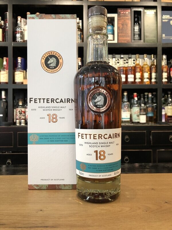 Fettercairn 18 Jahre mit 0,7l und 46,8%