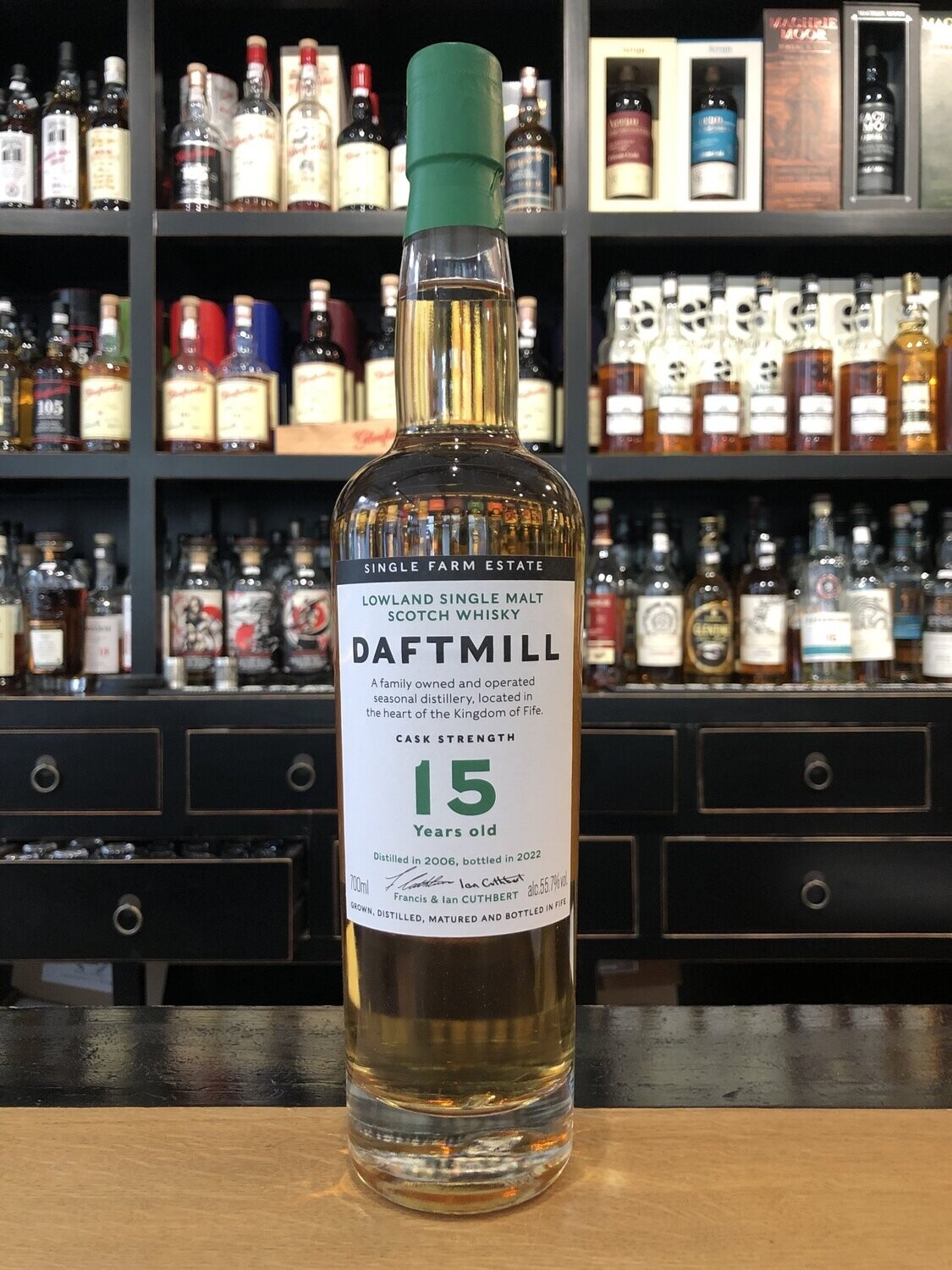 Daftmill 15 Jahre 2006/2022 mit 0,7l und 55,7%
