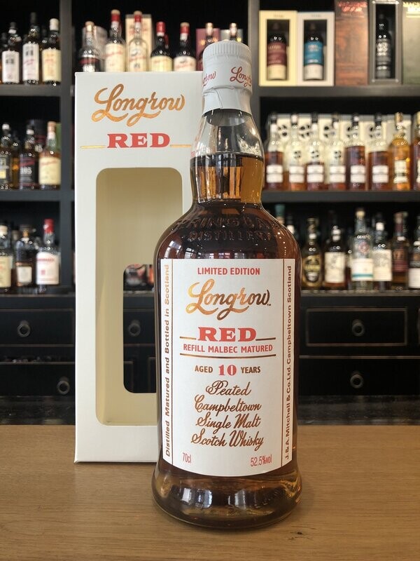 Longrow Red 10 Jahre Refill Malbec Matured mit 0,7l und 52,5%