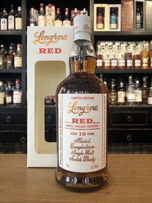 Longrow Red 10 Jahre Refill Malbec Matured mit 0,7l und 52,5% Longrow Red 10 Jahre Refill Malbec Matured mit 0,7l und 52,5%