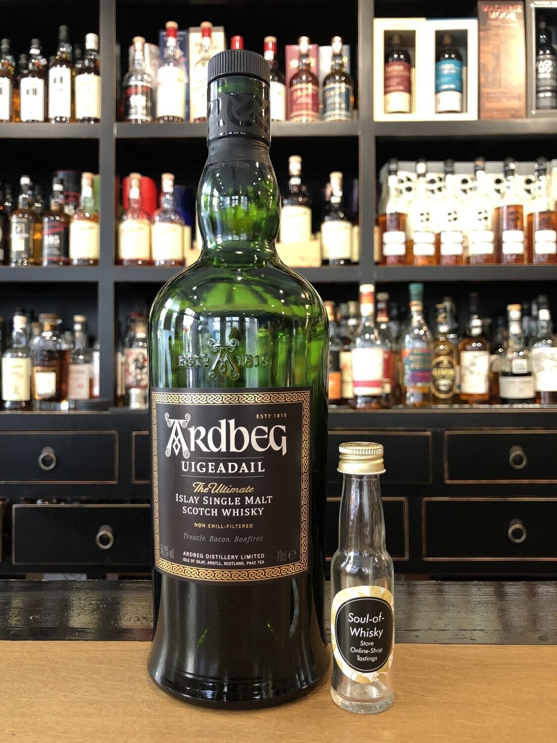 Ardbeg Uigeadail Sample mit 2cl und 54,2%