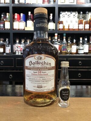 Ballechin/Elsburn 10 Jahre Sample mit 2cl und 57,8% Ballechin/Elsburn 10 Jahre Sample mit 2cl und 57,8%