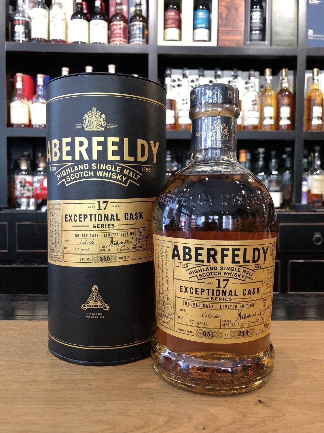 Aberfeldy 17 Jahre Calvados Exceptional Cask 2004/2022 mit 0,7L und 53,2%