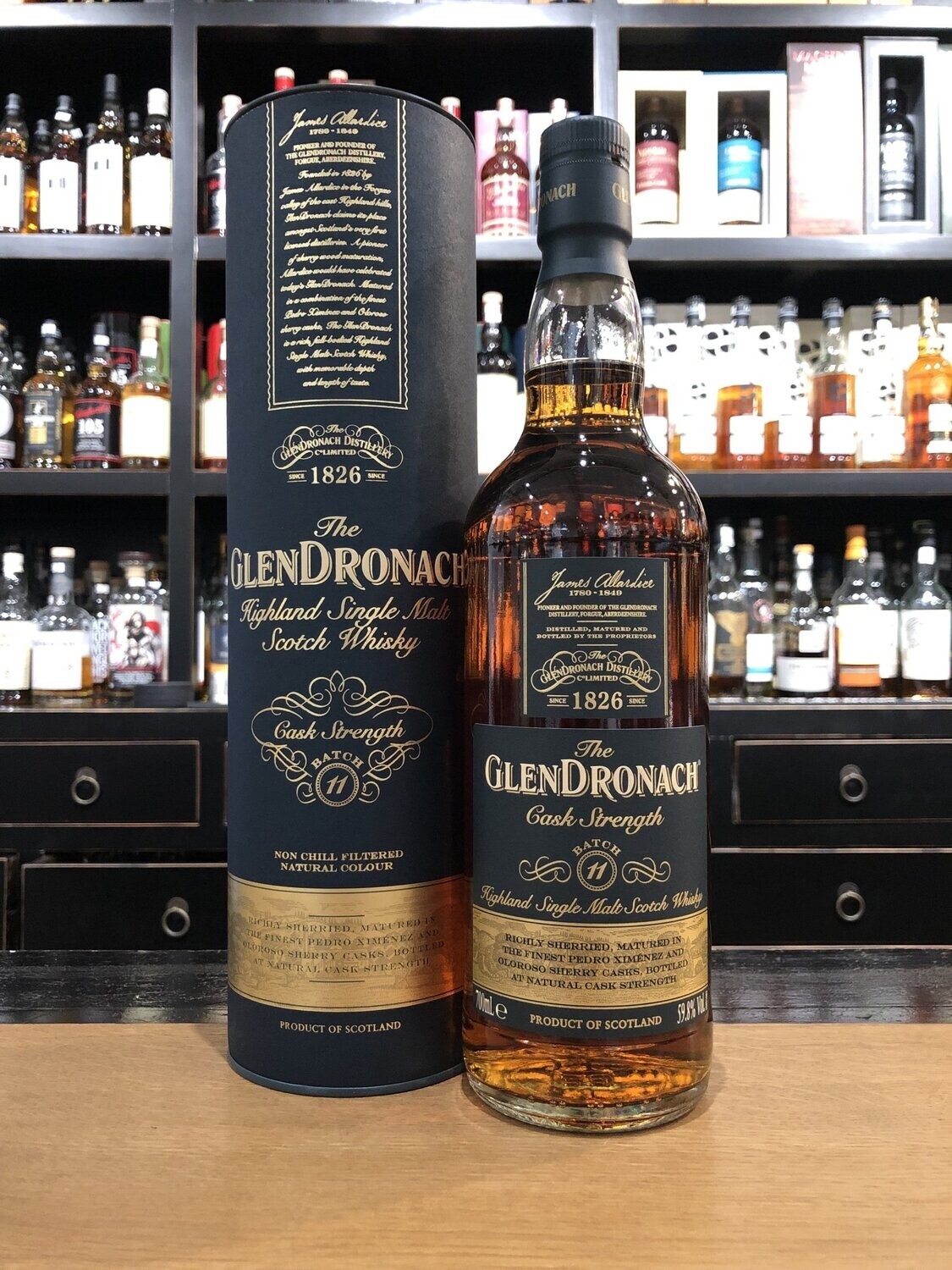 Glendronach Cask Strength Batch 11 mit 0,7 L und 59,8%