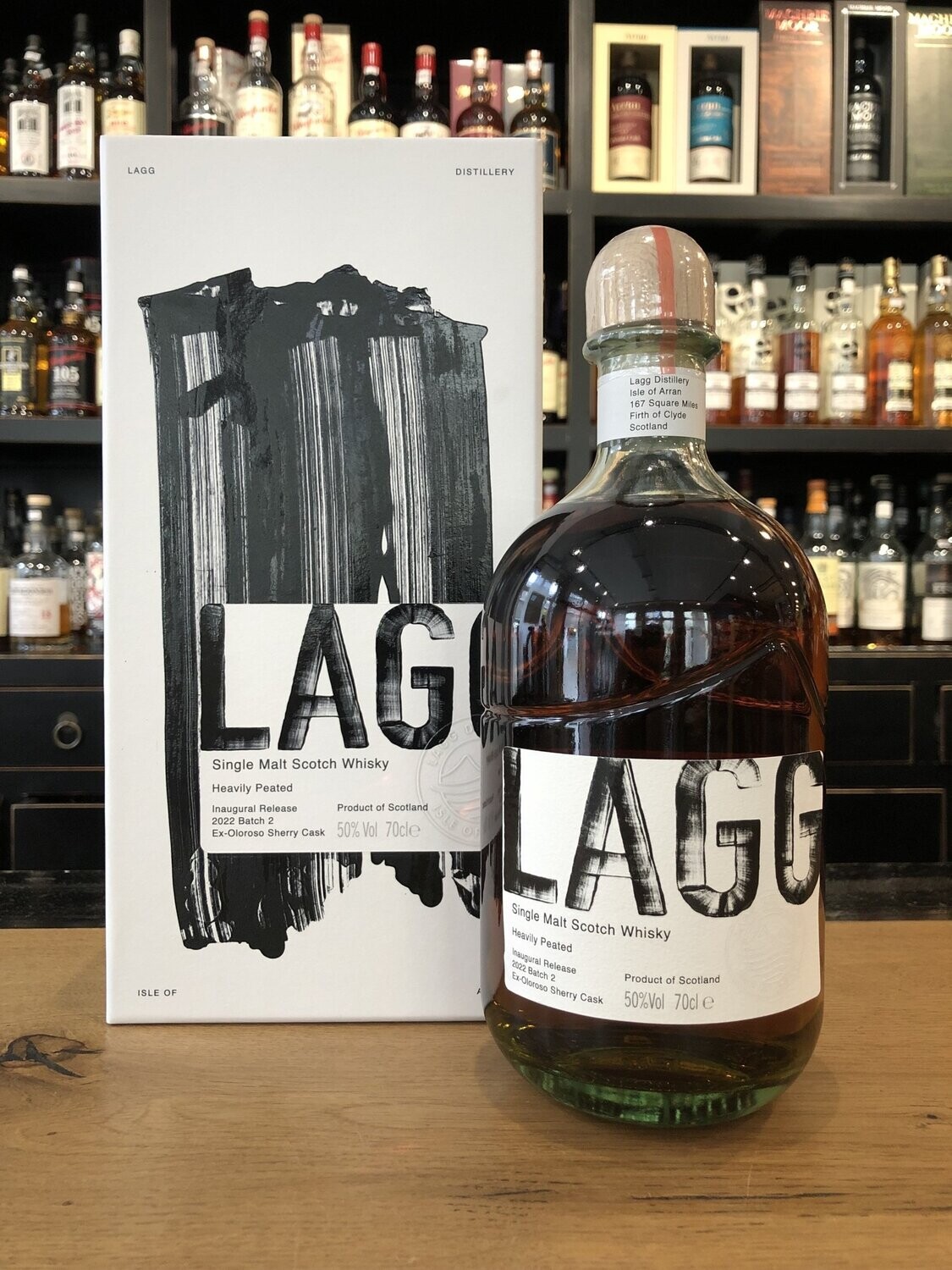 Lagg Distillery Batch 2 Inaugural Release Ex Oloroso mit 0,7l und 50%