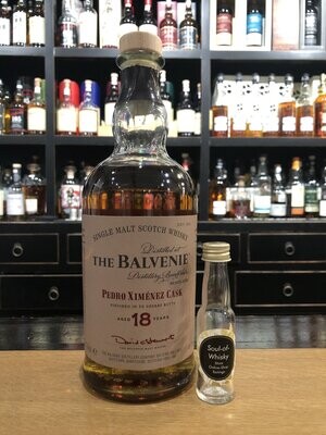 Balvenie 18 Jahre Pedro Ximenez Sample mit 2cl und 48,7% Balvenie 18 Jahre Pedro Ximenez Sample mit 2cl und 48,7%