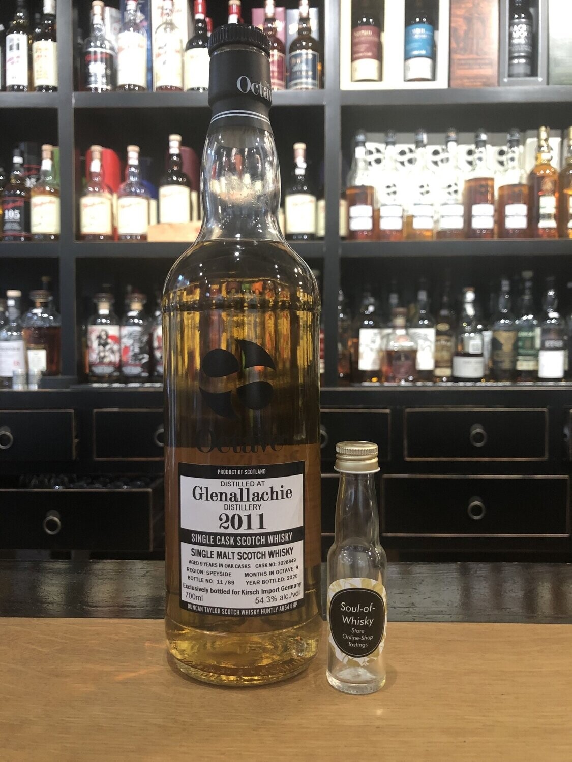 Glenallachie 9 Jahre Sample mit 2cl und 53,3%