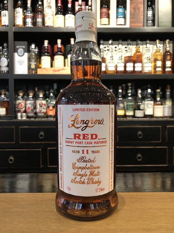 Longrow Red 11 Jahre mit 0,7l und 57,5%
