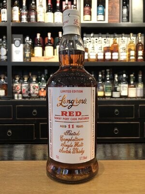 Longrow Red 11 Jahre mit 0,7l und 57,5% Longrow Red 11 Jahre mit 0,7l und 57,5%