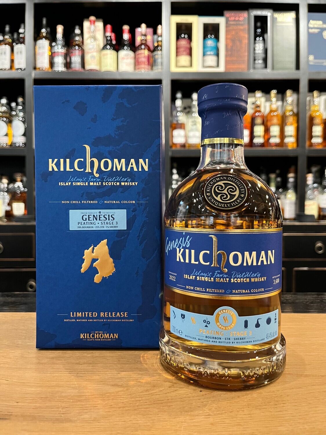 Kilchoman Genesis Harvest Stage 3 mit 0,7l und 49,4%