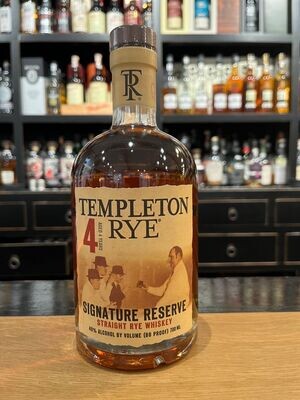 Templeton 4 Jahre Rye mit 0,7l und 40% Templeton 4 Jahre Rye mit 0,7l und 40%